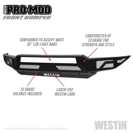 WESTIN Pro-Mod Front Bumper 58-41015